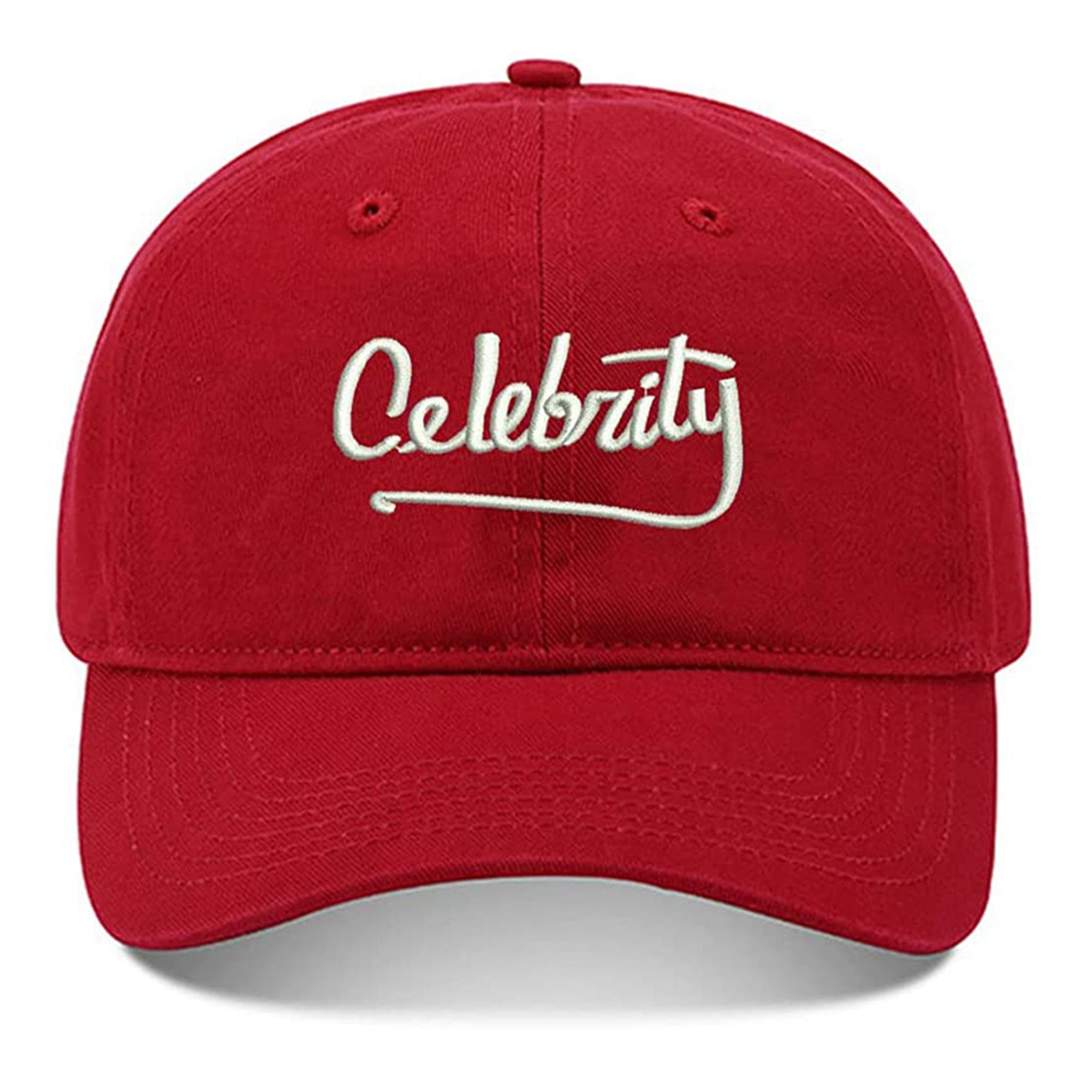 Unisex Red Embroidered Bow Tie 100% Cotton Adjustable Fit Classic Baseball Cap American Trends - Brandclub - Baseball Cap Women Adjustable  main image 4