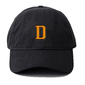 Sombrero bordado Algodón bordado Casual Gorra de béisbol para hombres Sport Letter D