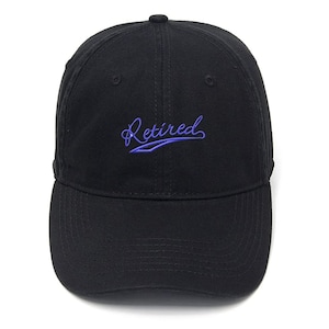 Embroidery Hat Cotton Embroidered Casual Men&#39;s Baseball Cap Retired