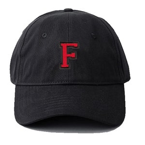 Sombrero bordado algodón bordado casual gorra de béisbol para hombres Sport Letter F