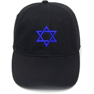 Embroidery Hat Cotton Embroidered Casual Men&#39;s Baseball Cap for Israel Star of David