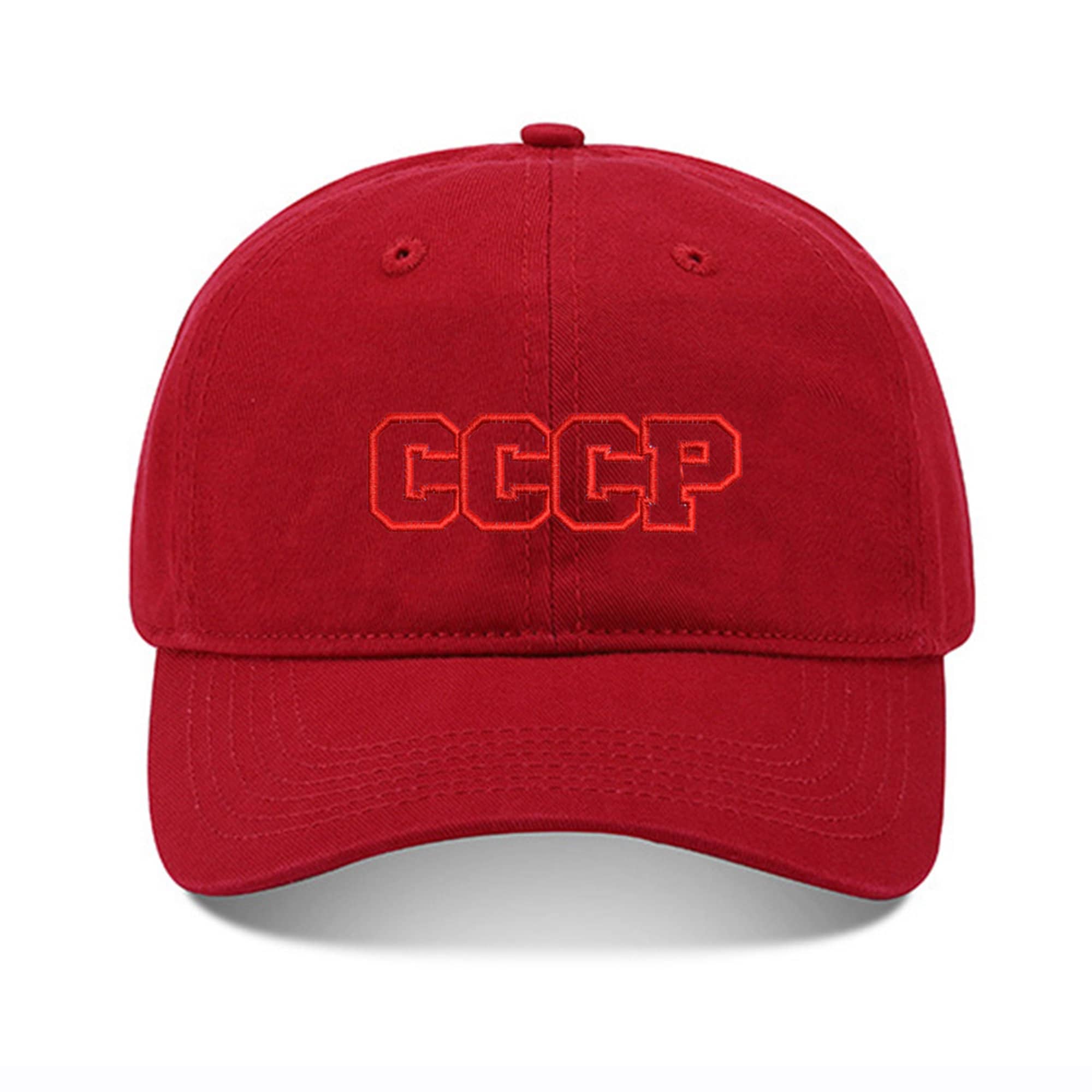 URSS オーダーキャップ USSR CCCP ユニセックス 刺繍 ベースボールキャップ ウォッシュド