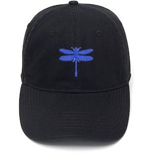 Embroidery Hat Cotton Embroidered Casual Men&#39;s Baseball Cap Dragonfly