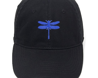Embroidery Hat Cotton Embroidered Casual Men's Baseball Cap Dragonfly
