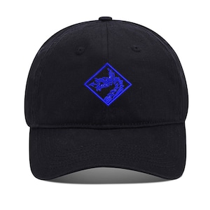 Army 18th Airborne Corps Unisex Embroidery Baseball Cap Washed Cotton Embroidered Adjustable Cap