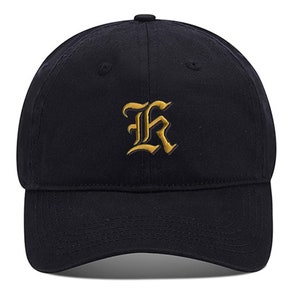 Men Baseball Cap Old English K Embroidery Hat Embroidered Adjustable Hats Cotton Caps Unisex