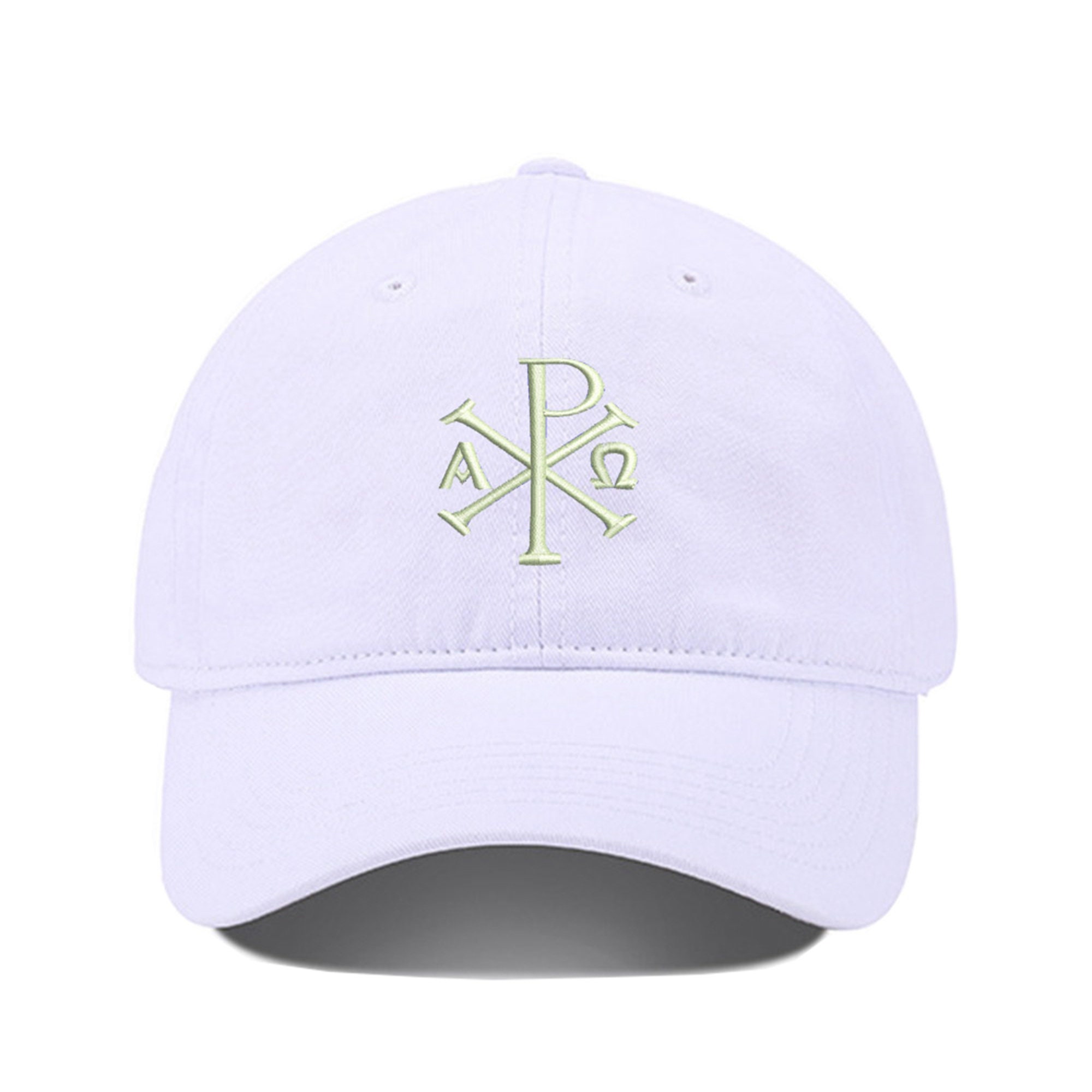 Christian Chi Rho Unisex Embroidery Baseball Cap Washed Cotton ...