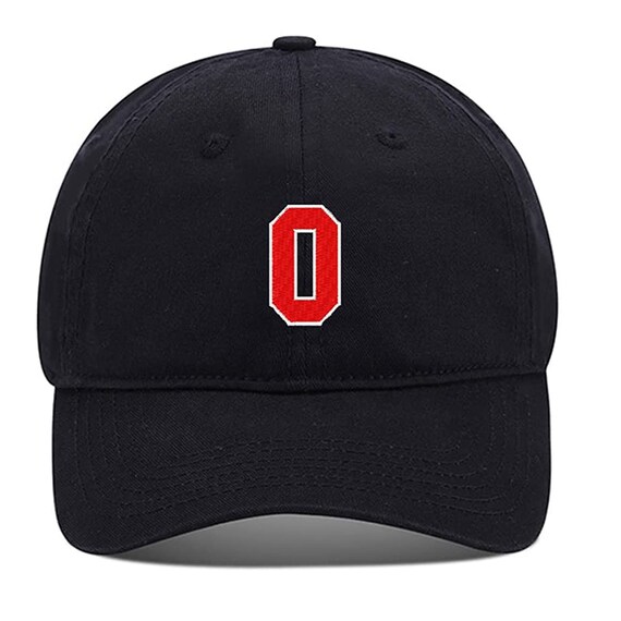 Men Baseball Cap Athletic Letter O Embroidery Hat Embroidered