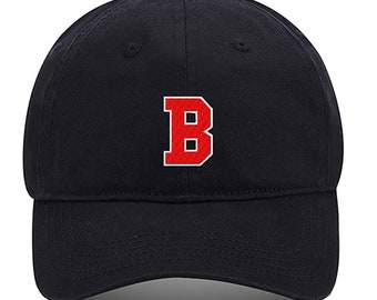 Uomo Baseball Cap Athletic Letter B Ricamo Cappello Ricamato Cappelli Regolabili Cappelli Cotone Unisex