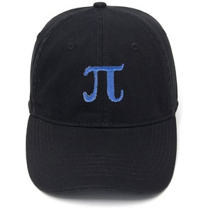 Embroidery Hat Cotton Embroidered Casual Men&#39;s Baseball Cap PI Sign Math Symbol