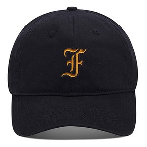 Men Baseball Cap Old English F Embroidery Hat Embroidered Adjustable Hats Cotton Caps Unisex