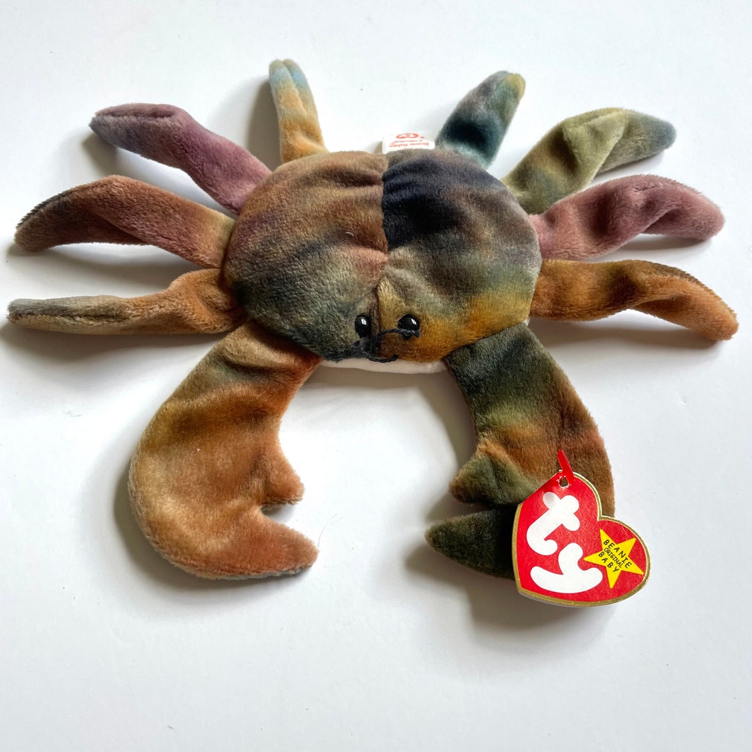Collectible Claude the Crab Beanie Baby With Errors Etsy