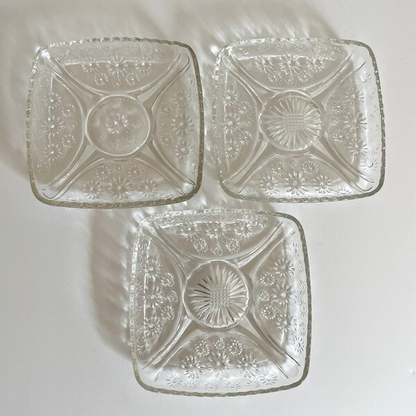 Square Glass Plate Etsy