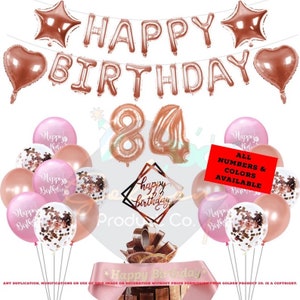 84th Birthday Decoration 84th Party Decoration 84 Birthday Etsy 84th Birthday Decoration 84th Party Decoration 84 Birthday Etsy