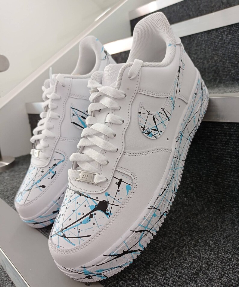 Nike air force 1 af1 FREE CREASE PROTECTORS splash customs | Etsy