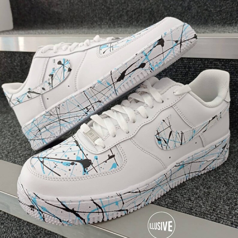 Nike air force 1 af1 FREE CREASE PROTECTORS splash customs | Etsy