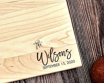 Personalised Engraved Cutting Board | Custom Chopping Board | Personalised Wedding Gift, Engagement, Housewarming Gift, Anniversary Gift