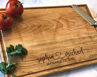 Personalised Engraved Cutting Board, Custom Chopping Board, Personalised Housewarming Gift, New Home Gift, Anniversary Gift