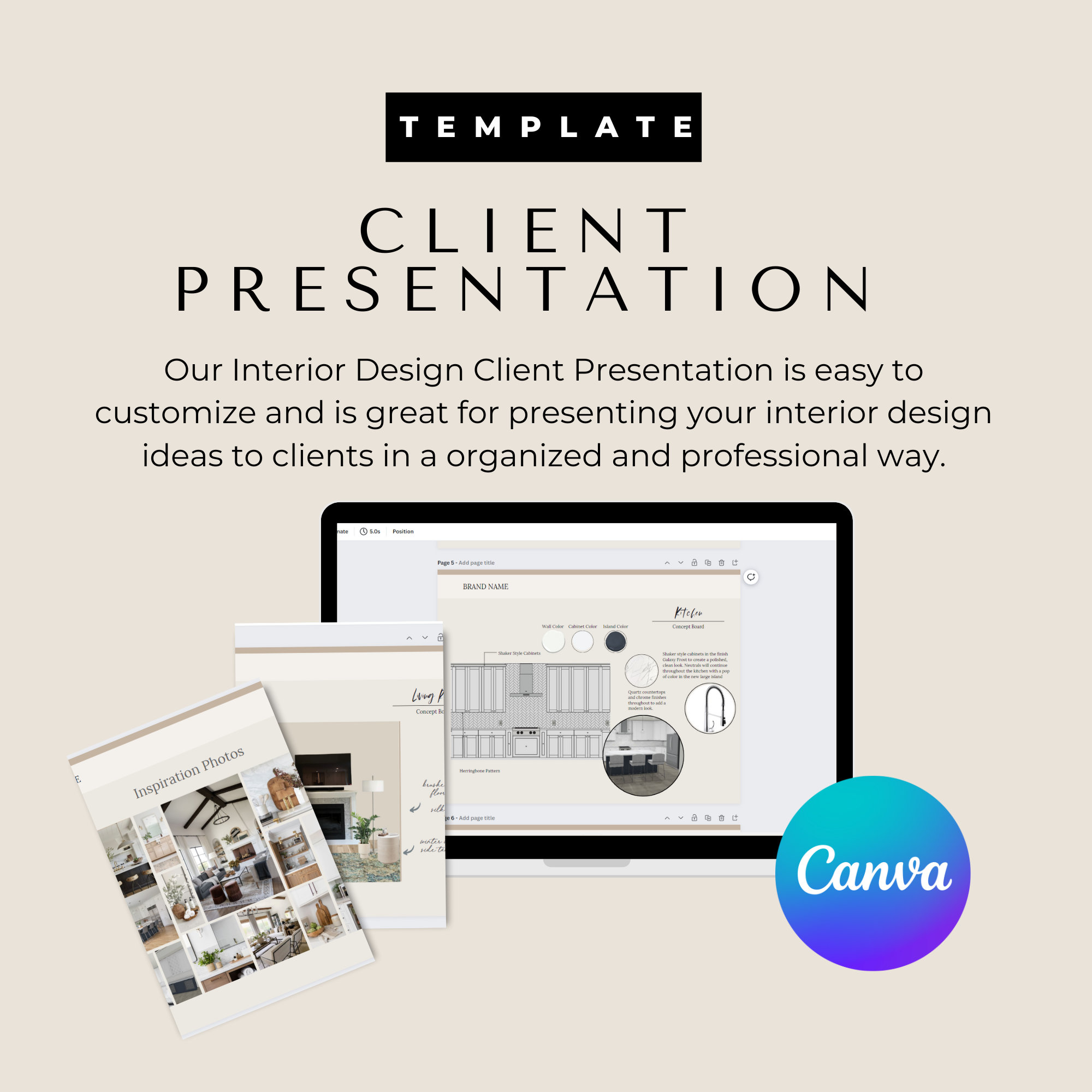 Client Presentation Template Interior Design Client Presentation Canva