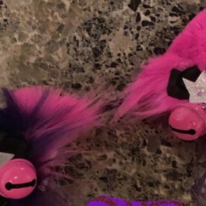 Cat Cheshire Ears with bells & bows LIMITED Stock