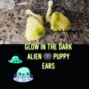 Cachorro Brillan en la oscuridad orejas alienígenas TENDENCIAS