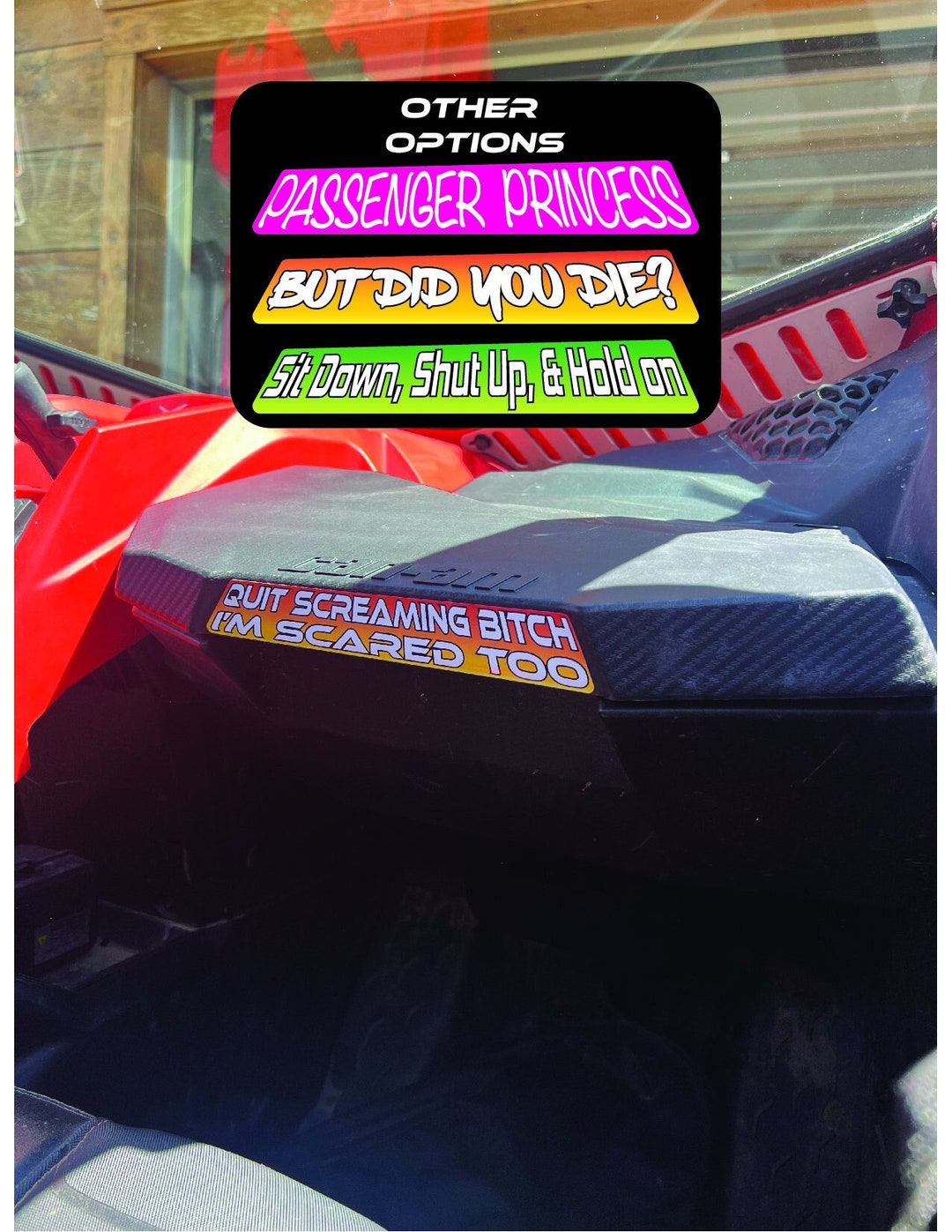 Canam X3 Glove Box Sticker Peel & Stick UTV Stickers ATV Etsy