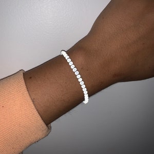 White miracle bead bracelet
