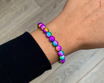 Two tone miracle bead bracelet