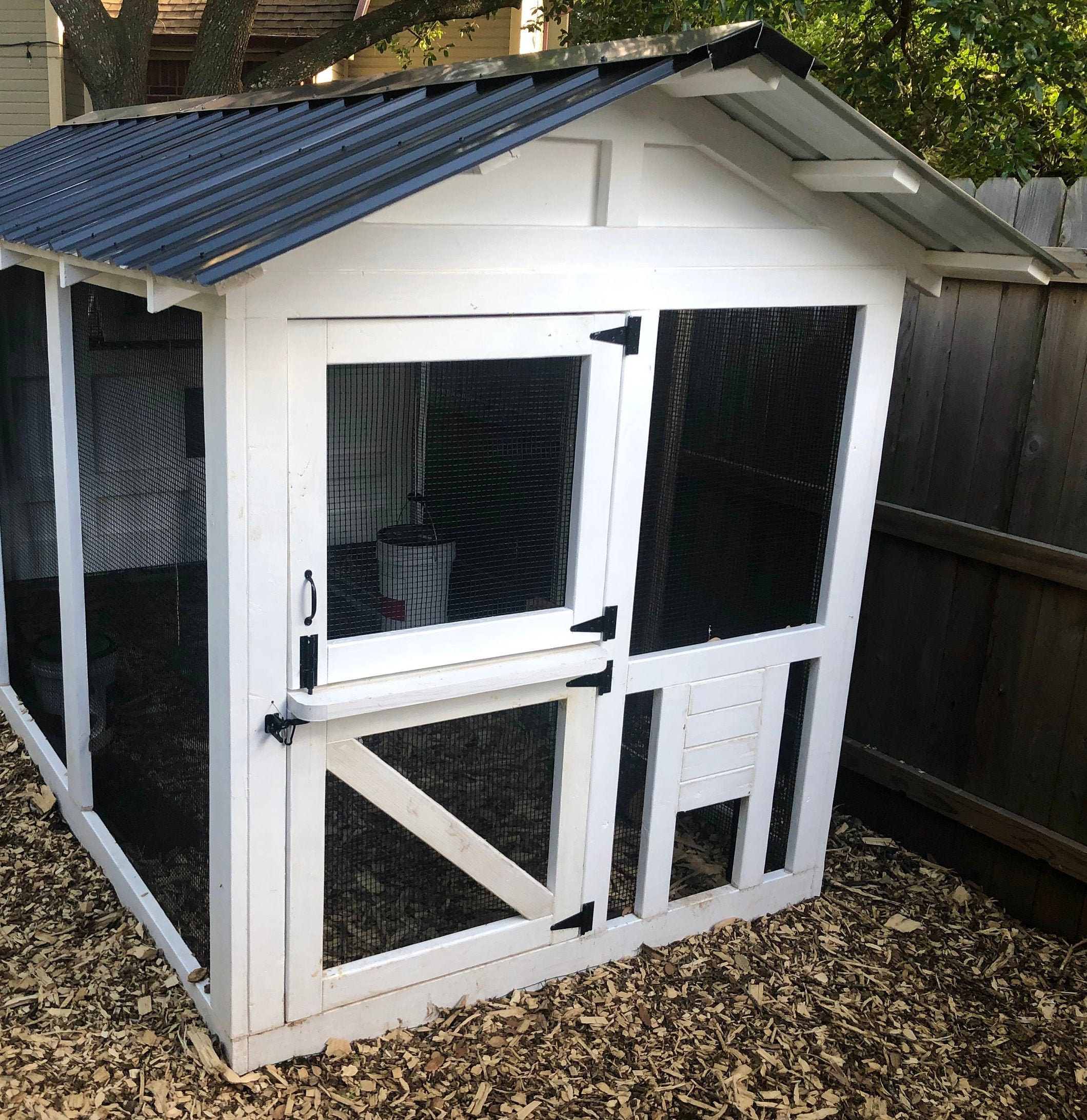 Chicken Coop Plans PDF Walk in Chicken Run the Houston Coop for up to