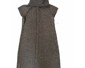 London Times Sleeveless Dead Stock Black and White Check Vintage Dress Ruffle MediumLarge 1990/'s