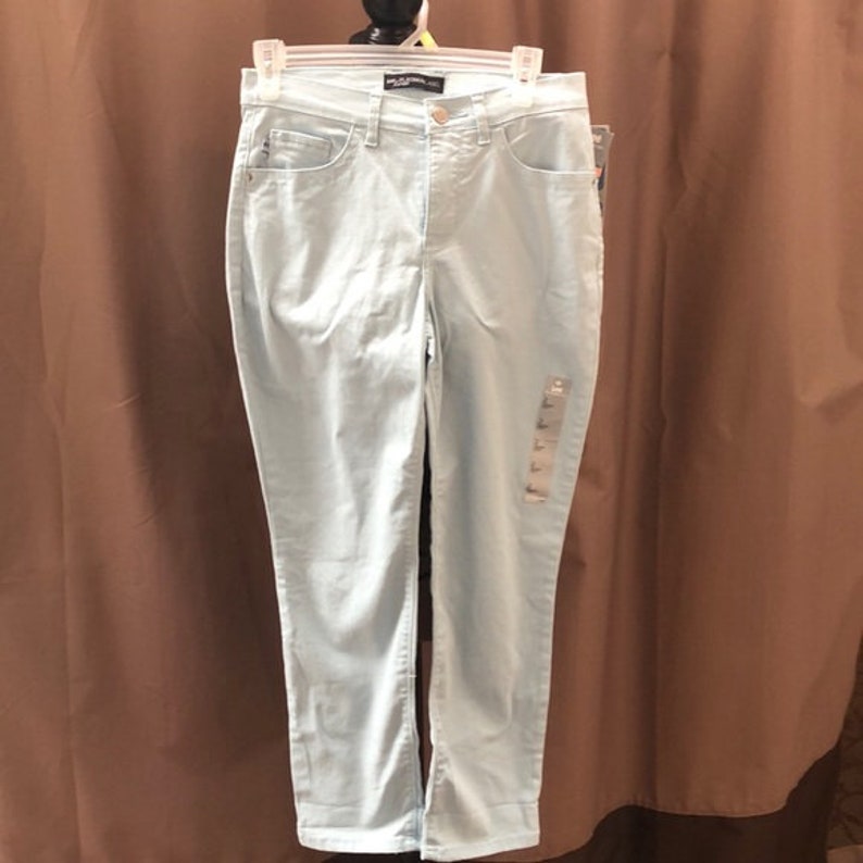 Lee Platinum Label Easy Fit Crop Blue Denim