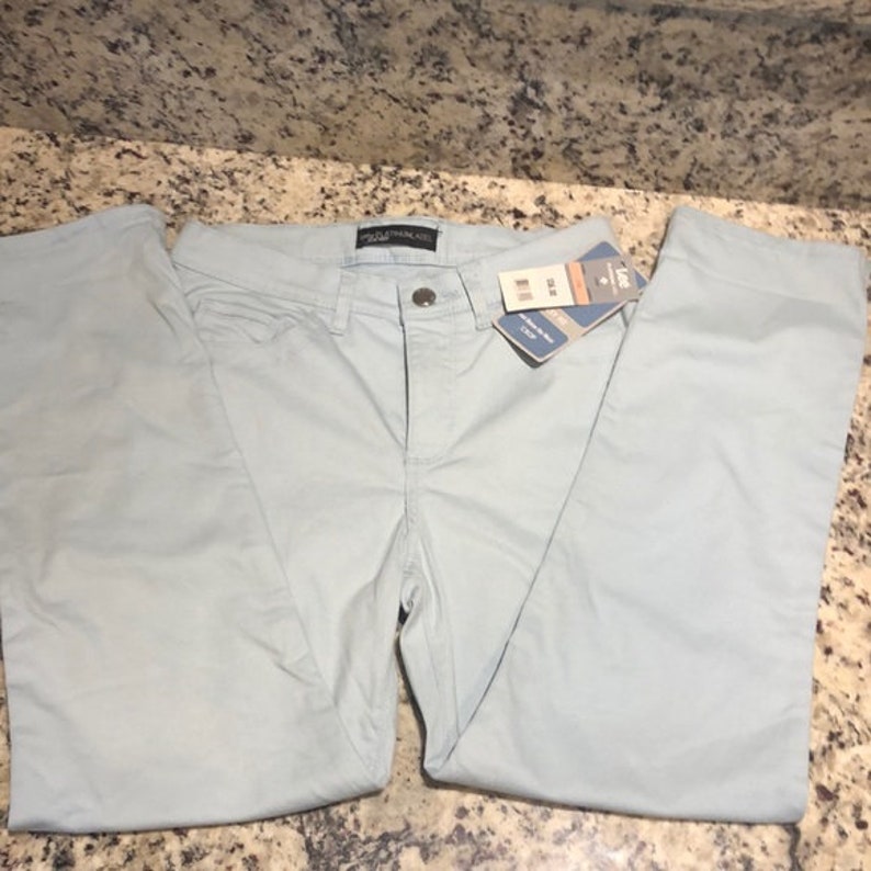 Lee Platinum Label Easy Fit Crop Blue Denim