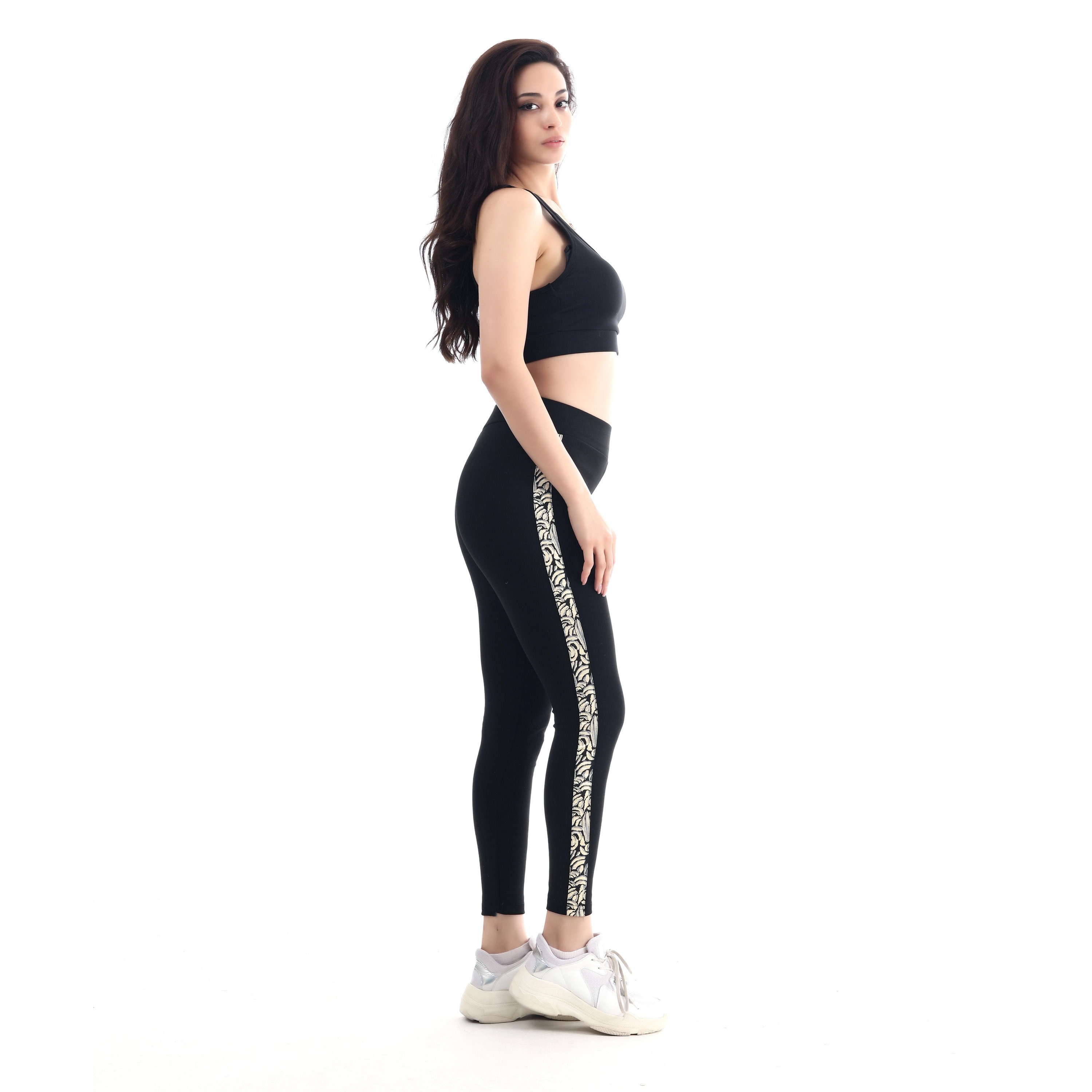 Patterned Fitness Leggings For Women
