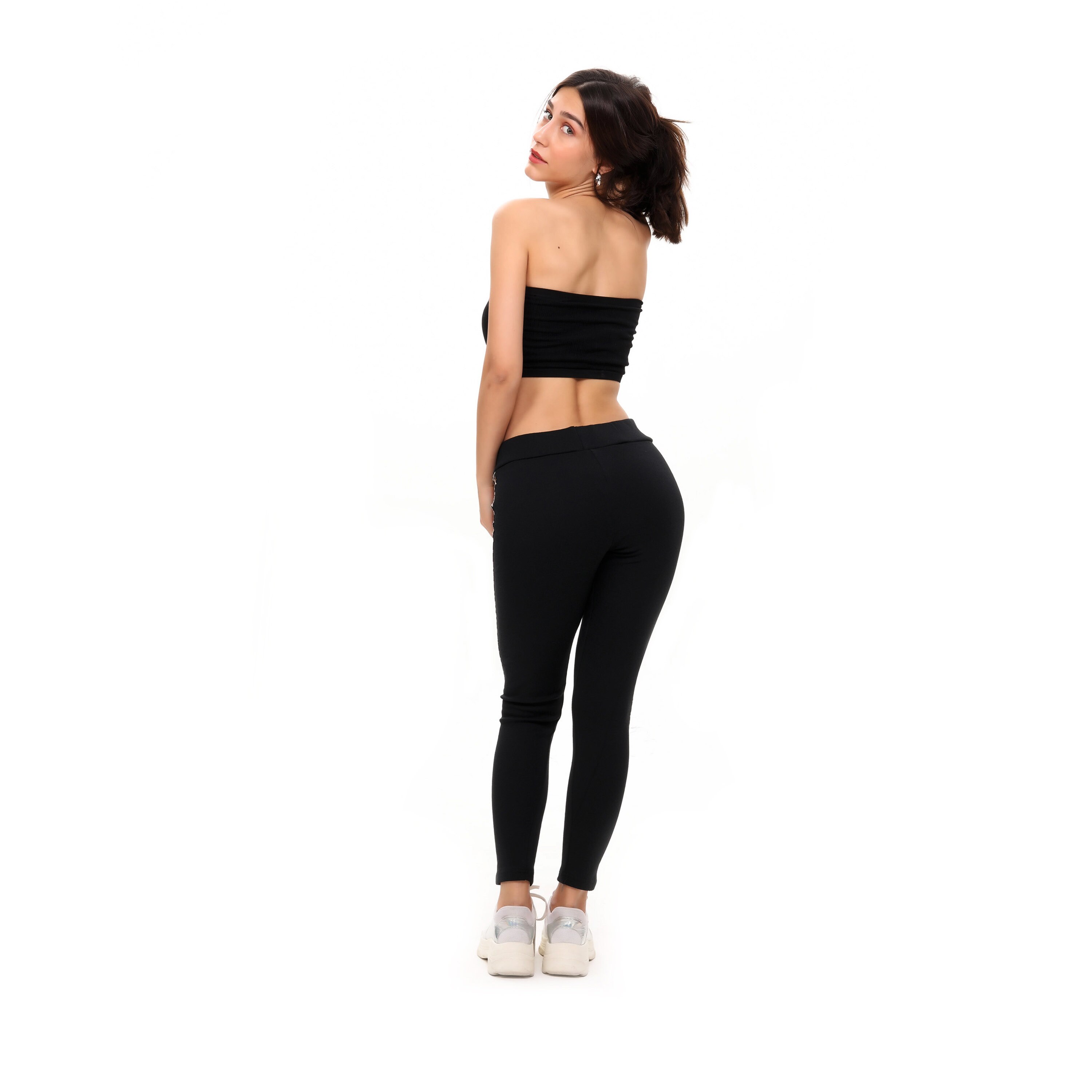 Soft Cotton Yoga Leggings, Leopard Print Leggings, Thick Cotton