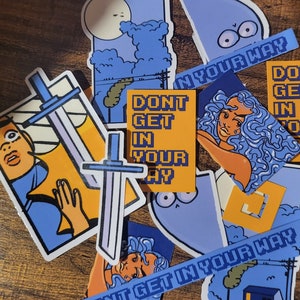 IN YOUR WAY Sticker Pack, Vibrant, cute, color palette, laptop decal, custom stickers, stationary