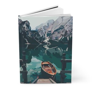 Nature Journal Hardcover Scenic Mountain Notebook Travel Diary Gift Hiking Writing Journal Outdoor Adventure Stationery