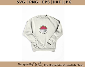 Circulaire Palestina watermeloen clipart, Gaza Cricut png, Kufeya svg cricut ontwerpen gesneden bestand, gratis Palestina SVG, Palestina t-shirt design