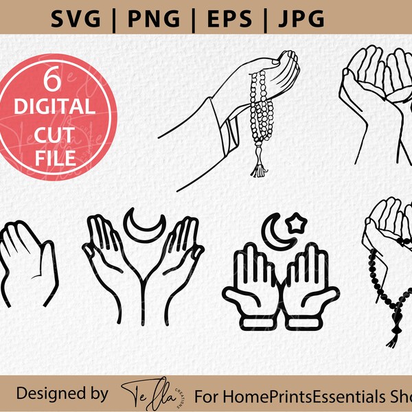 Dua Hands svg bundle, Muslim praying hands , Dua Hands PNG Transparent background,islamic praying hands,islamic dua png clipart, Ramadan svg