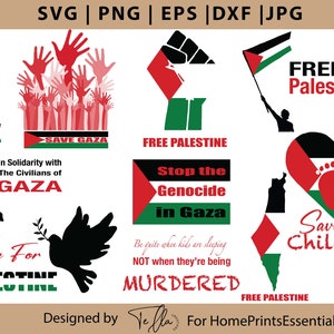 Palestine svg bundle,free palestine shirt svg, Palestine Svg, Gaza free svg, I Stand with Palestine SVG, Stop War,palestine flag bundle svg
