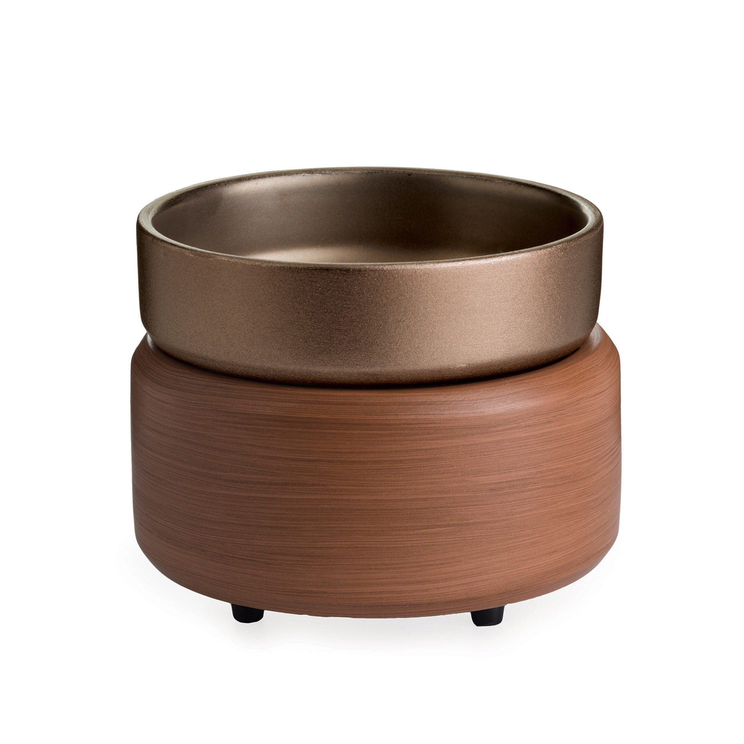 Pewter Walnut 2-in-1 Fragrance Wax Warmer