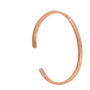 Bracelet NORFOLK, made of solid copper, hand-forged by a Munich artist and highly polished free shipping, U07. image 8