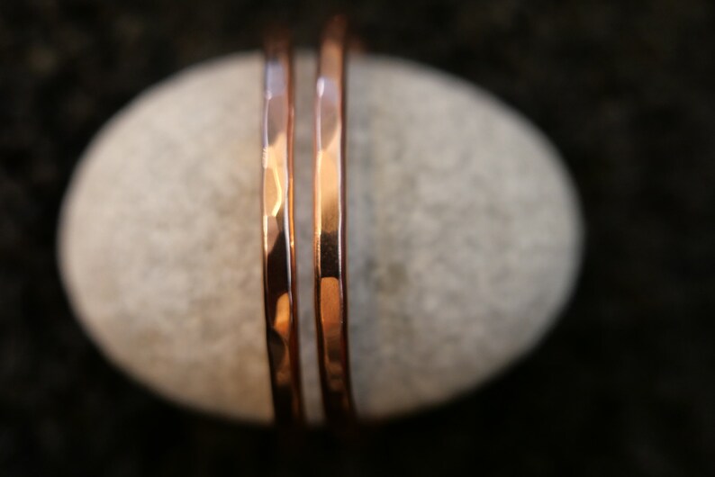 copper bracelet Kent; copper bangle; copper; handmade; hand forged U04