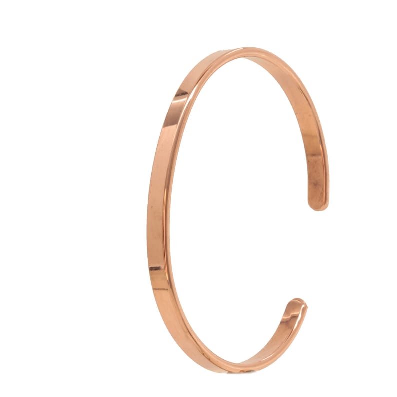 Bracelet NORFOLK, made of solid copper, hand-forged by a Munich artist and highly polished free shipping, U07. image 3