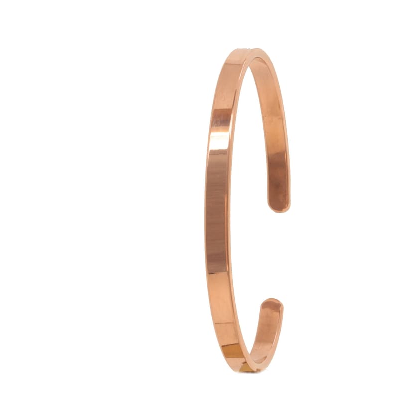 Bracelet NORFOLK, made of solid copper, hand-forged by a Munich artist and highly polished free shipping, U07. image 6