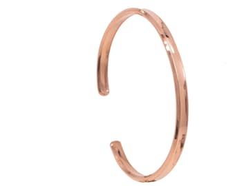 Bracelet DEVON, hand-forged from solid copper by Munich artist. A filigree bracelet with simple elegance U01