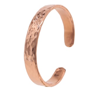 AVON-armband, massief koper, met de hand gesmeed door een kunstenaar uit München, gehamerd en glanzend gepolijst. Gratis verzending, U11