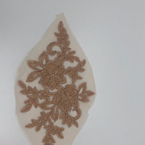 Beige Embroidered Appliqué