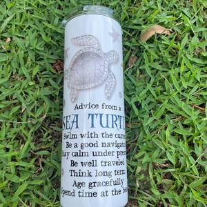 20oz Sea Turtle Stainless Steel Tumbler