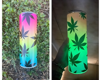 20oz GLOW Marijuana Stainless Steel Tumbler
