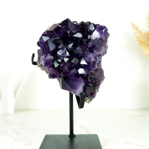 AAA-Quality Amethyst Geode Cluster with Grape Jelly Purple Amethyst Druzy - 3.7 Kg - 8.0 lb